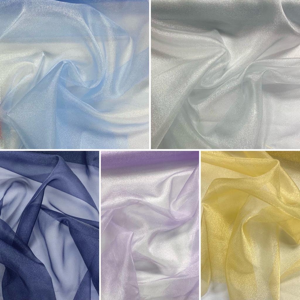 Plain Organza Fabric - Pound Fabrics