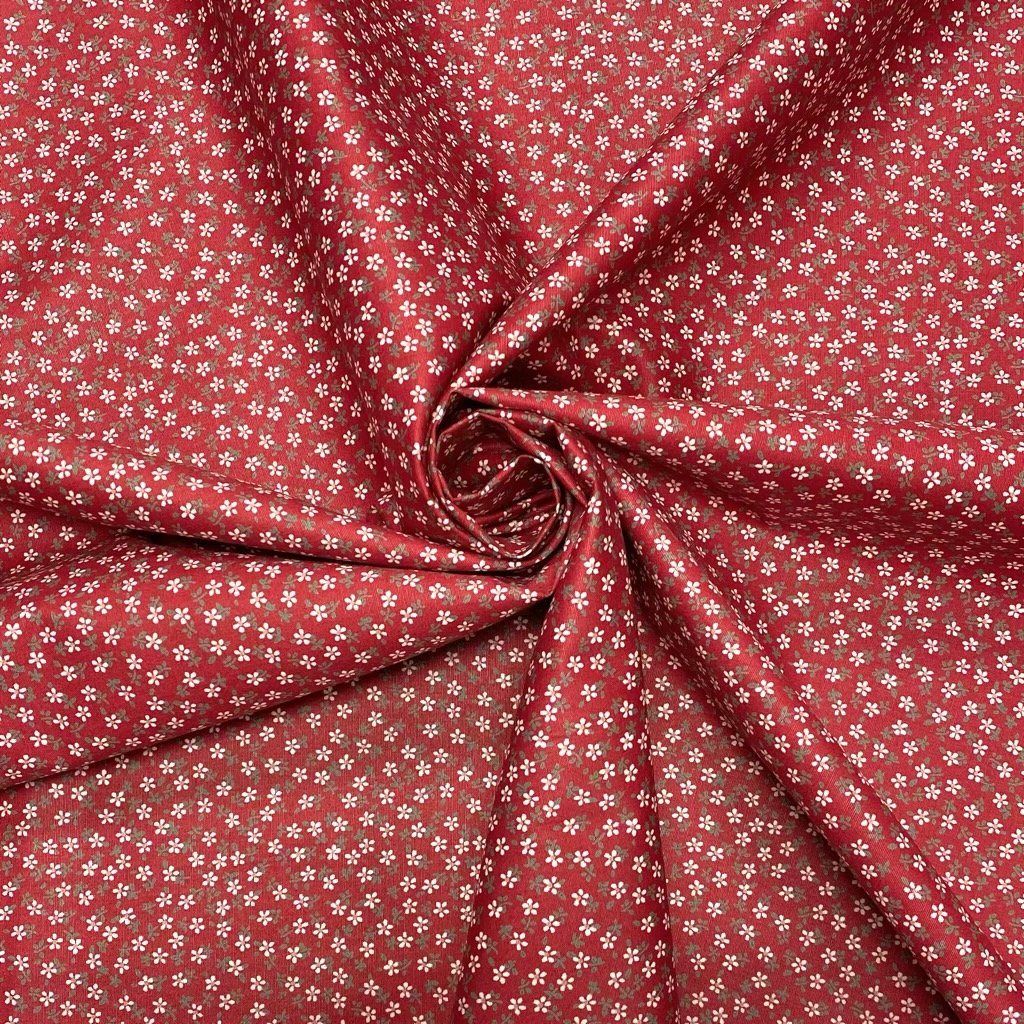 Mini Daisies Cotton Poplin Fabric (4863627722775)