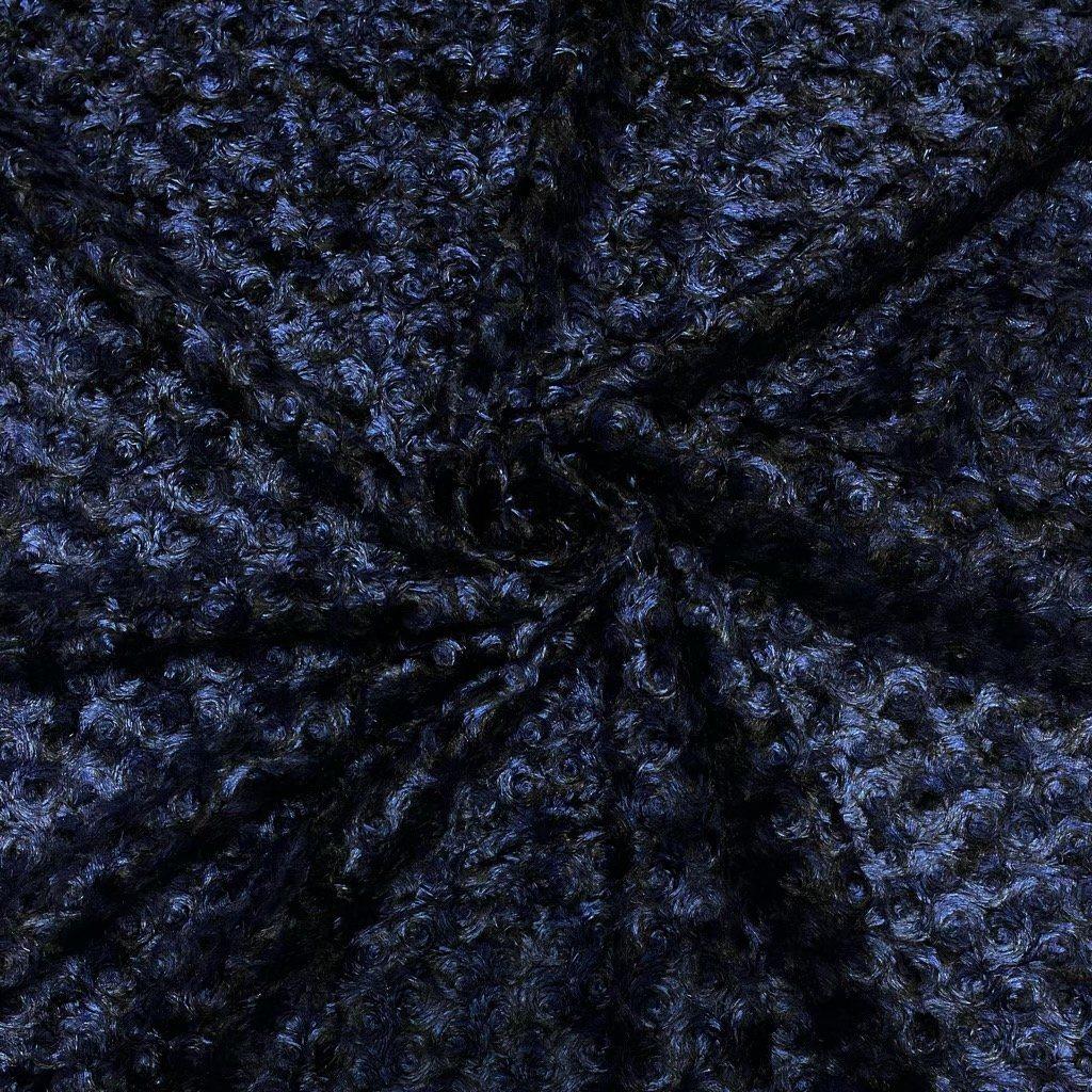 Metallic Swirls Faux Fur Fabric - Pound Fabrics
