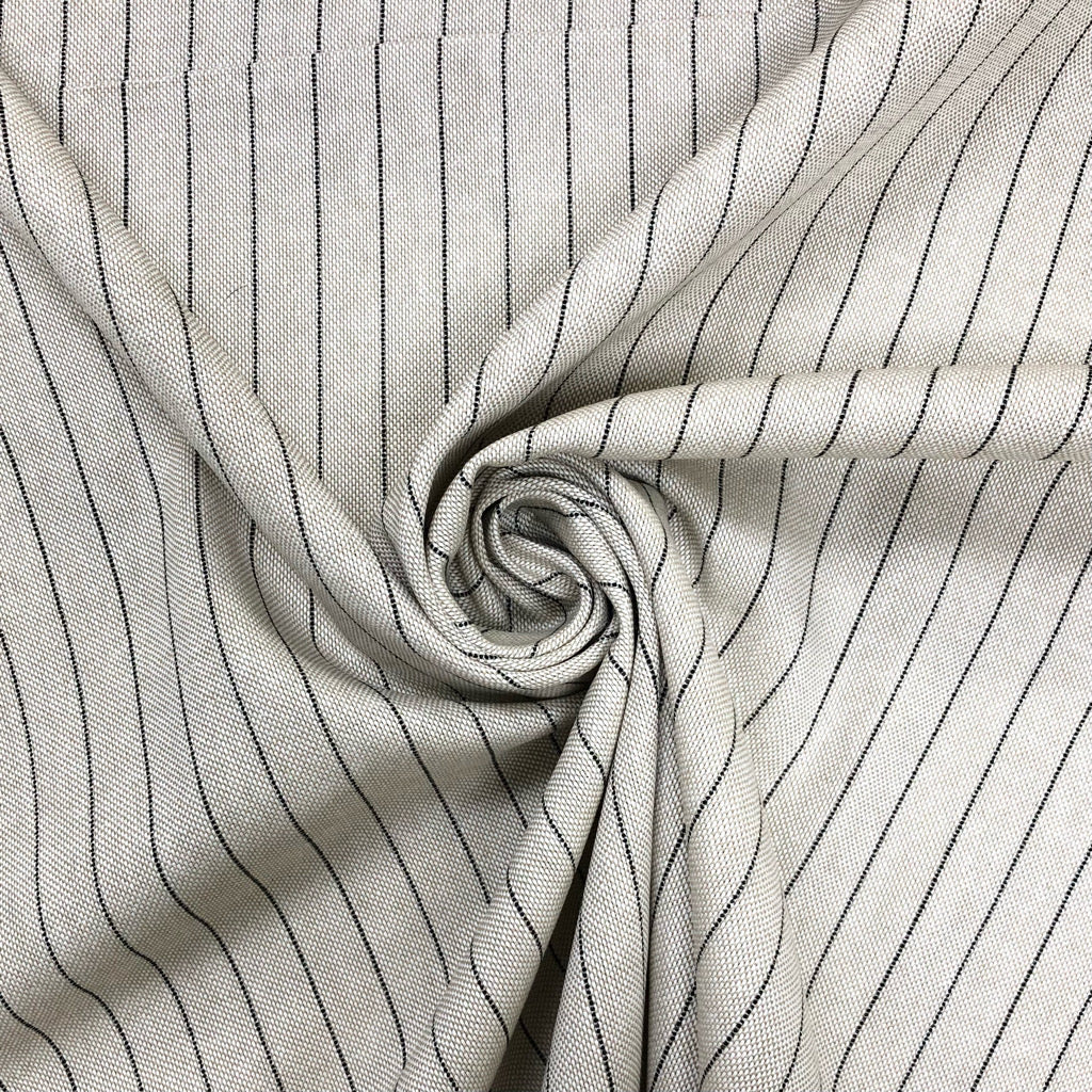 Striped Cotton Canvas Fabric - Pound Fabrics