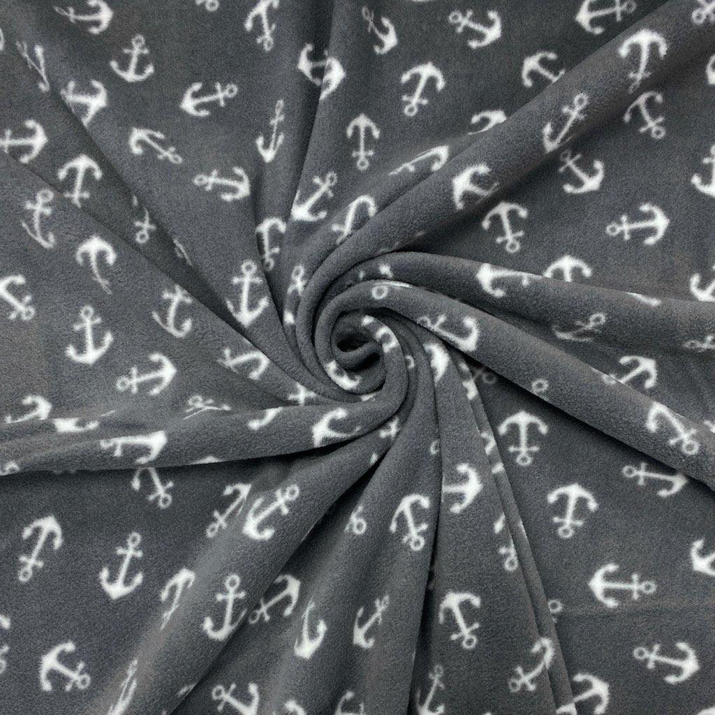 Anchors Anti Pill Polar Fleece Fabric - Pound Fabrics