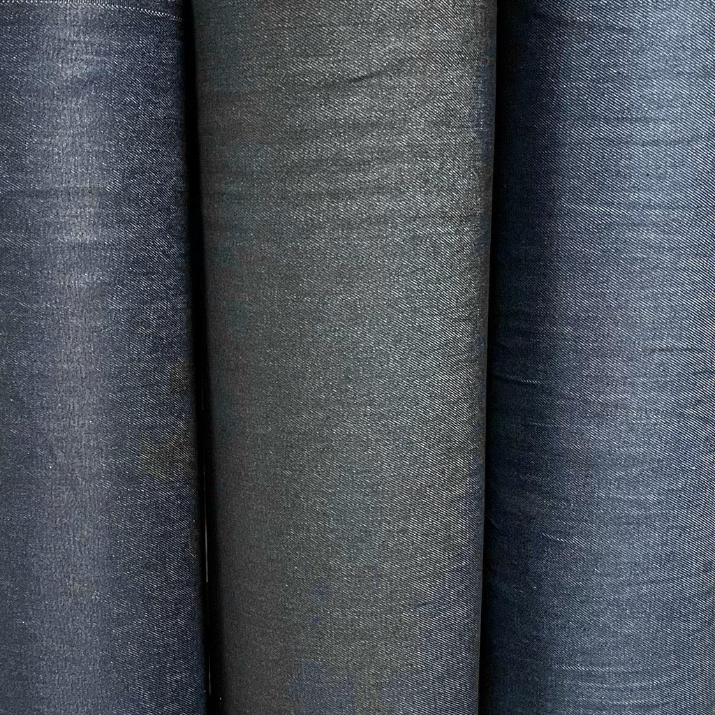 Mixed Blue OR Grey Denim Fabric - Pound Fabrics