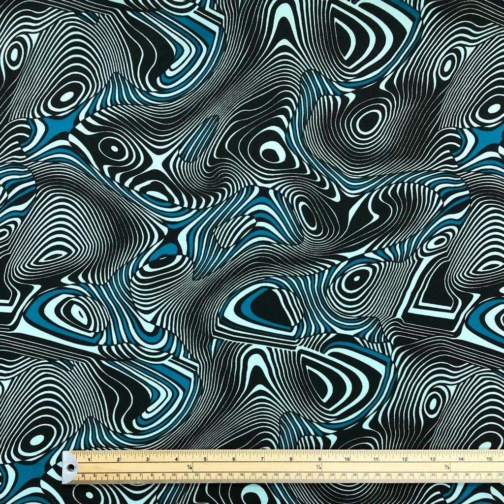 Optical Illusion Polyester Fabric - Pound Fabrics