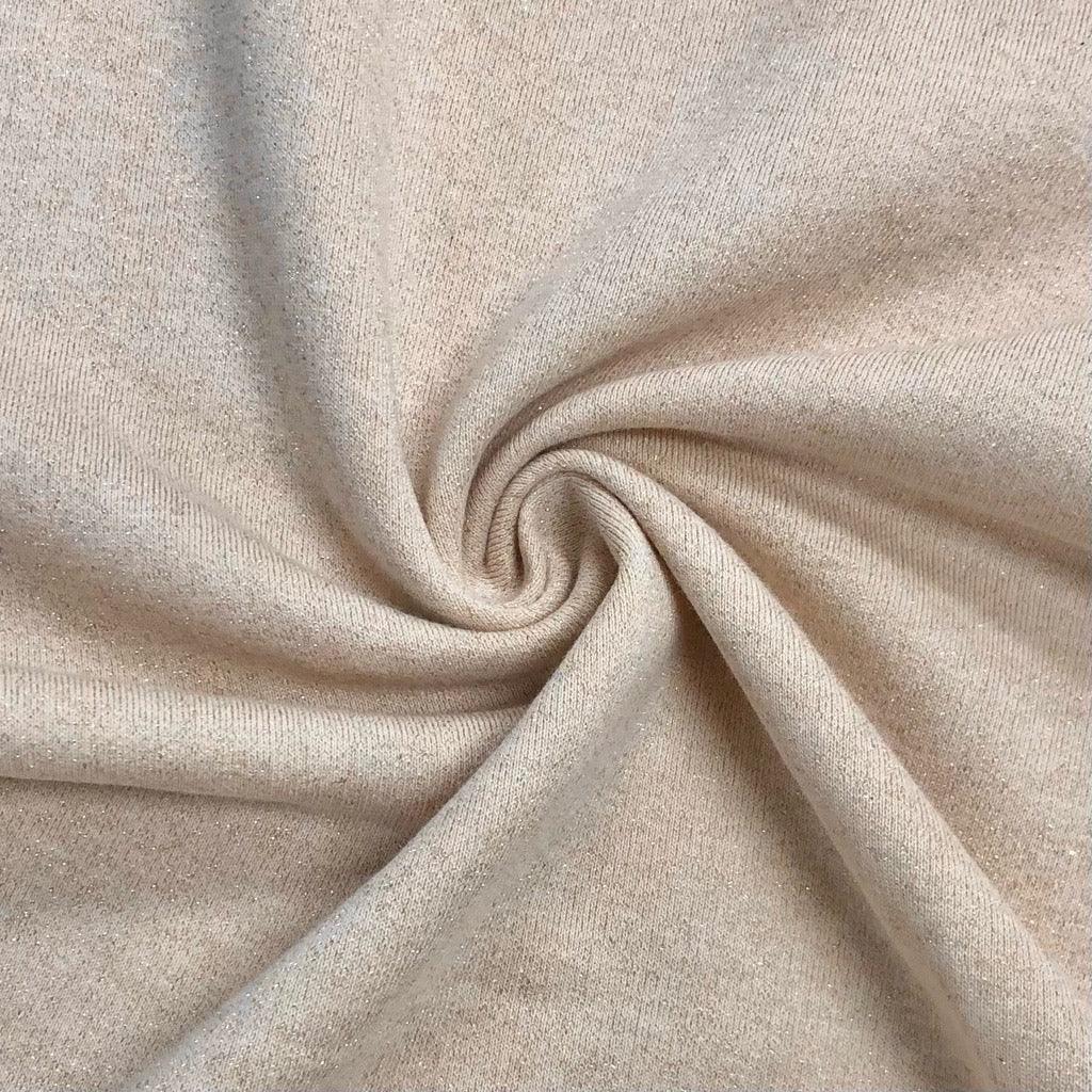 Lurex Brushed French Terry Fabric - Full Bolt - Pound Fabrics