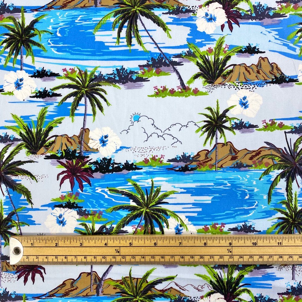 Islands Cotton Poplin Fabric (4815290466327)