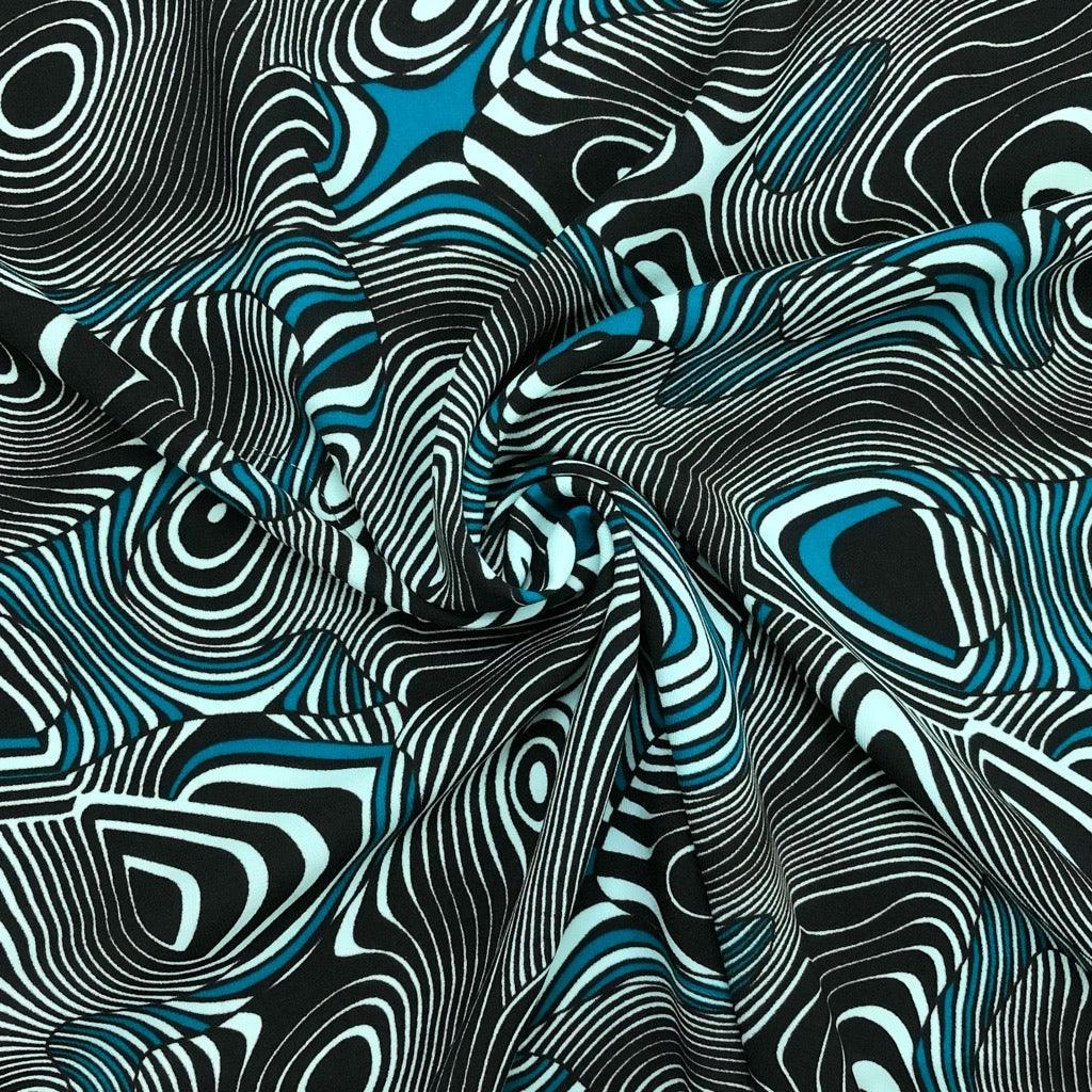 Optical Illusion Polyester Fabric - Pound Fabrics