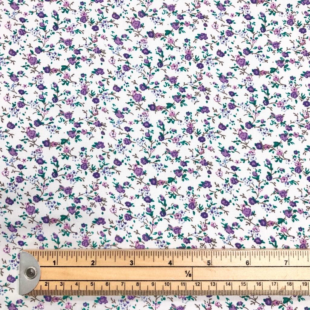 Classy Mini Floral Cotton Poplin Fabric - Pound Fabrics