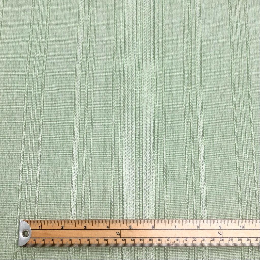 Pale Green Wide Stripes Furnishing Fabric - Pound Fabrics