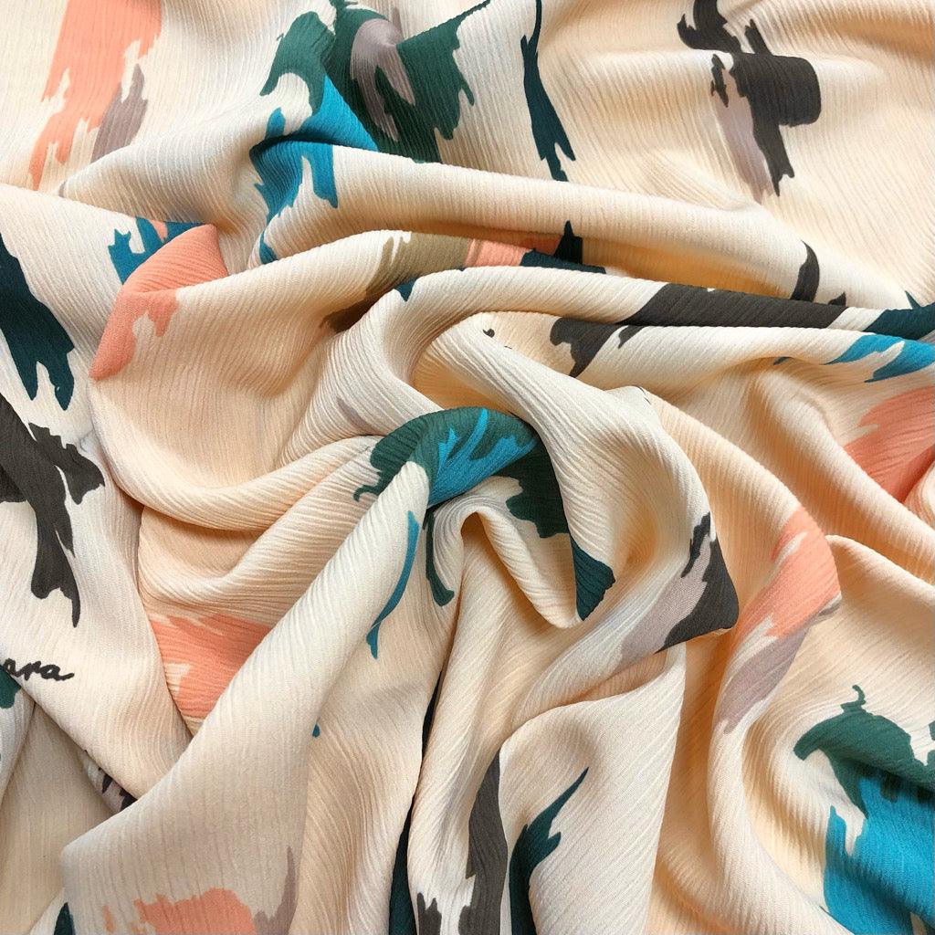 Lands Textured Polyester Fabric - 3m Pre-cut - Pound Fabrics