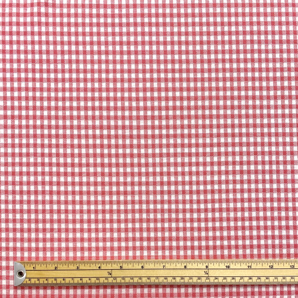 Thick Gingham Jersey Fabric - Pound Fabrics