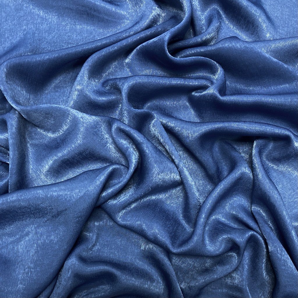 ROYAL TEAL BLUE Silk Velvet Fabric 