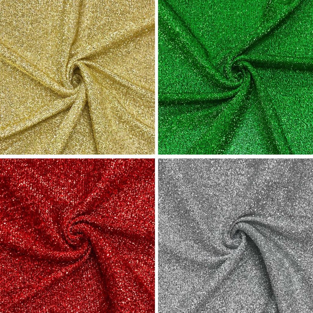 Metallic Tinsel Fabric Pound Fabrics