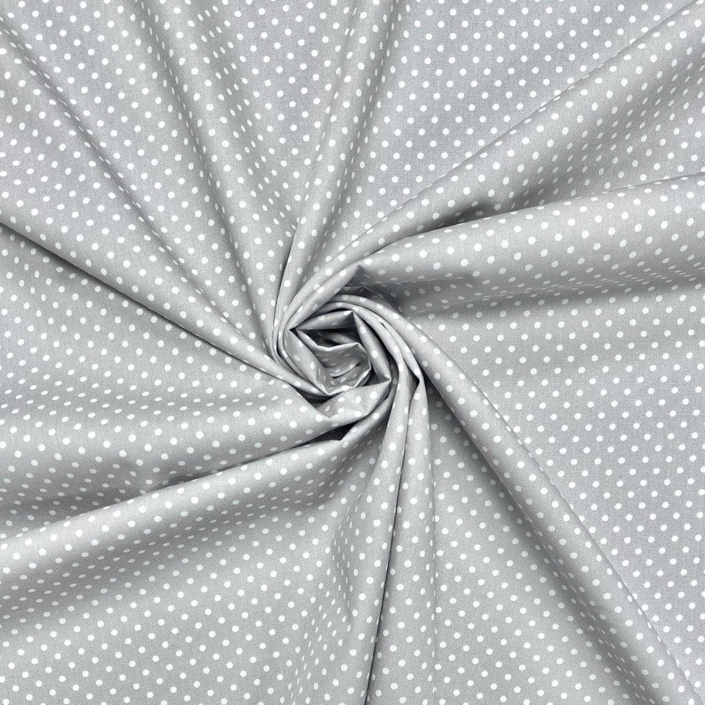 Polka Dot Rose &amp; Hubble Cotton Poplin Fabric (6553743687703)