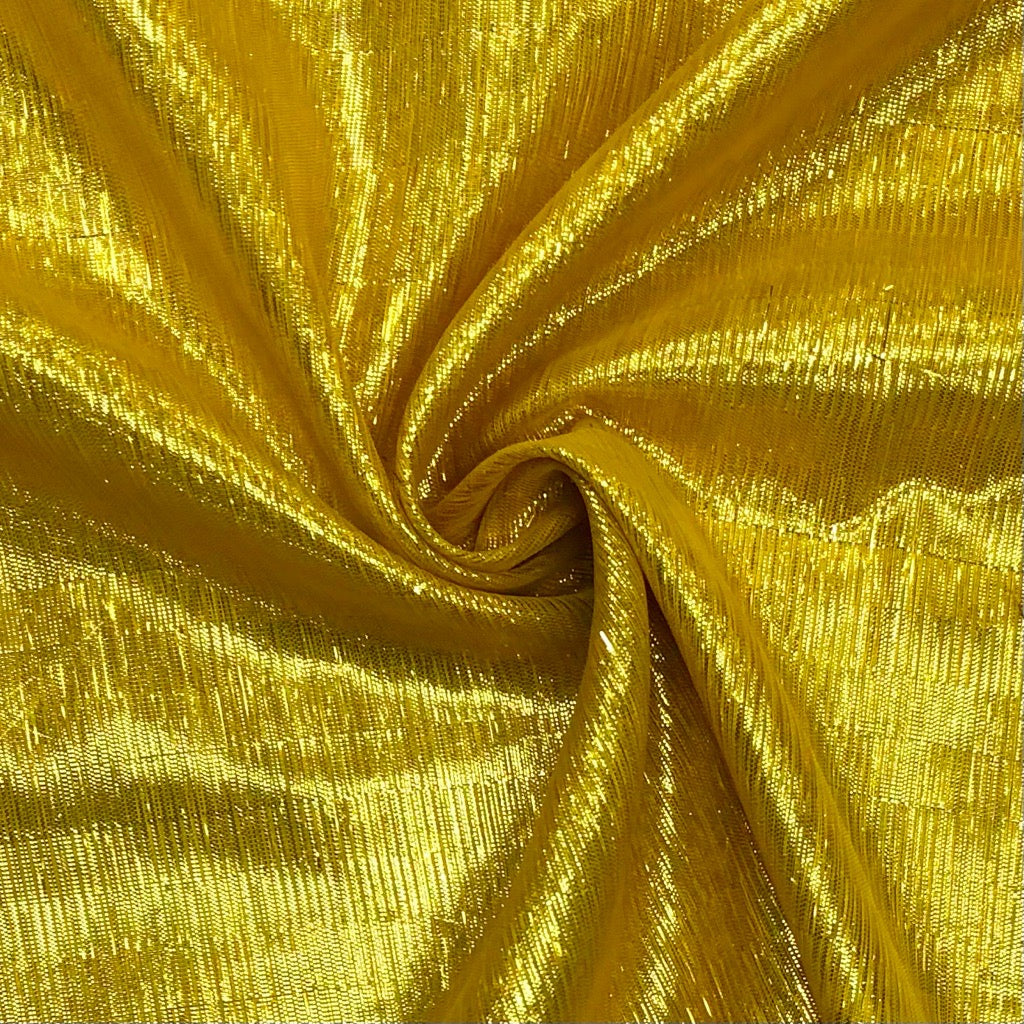 Gold Eyelash Fabric - Pound Fabrics