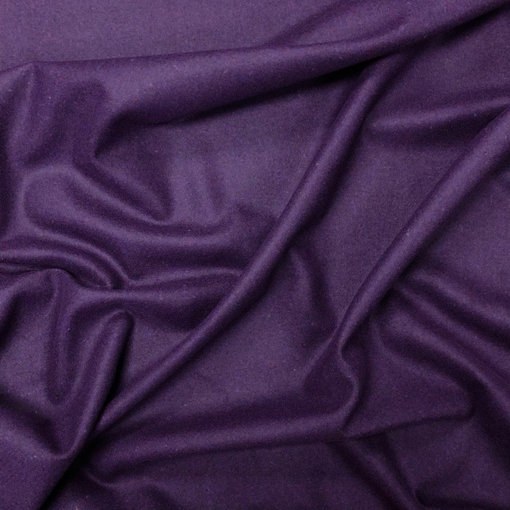 Plain Wool Blend Fabric