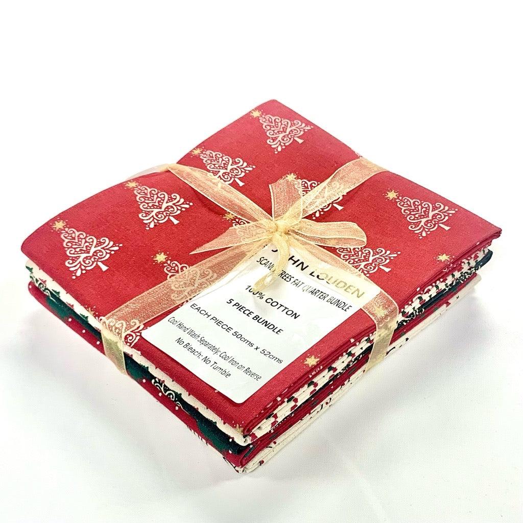 Scandi Trees Fat Quarter Christmas Bundle - No.18 - Pound Fabrics