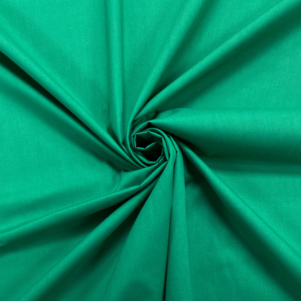 New Plain Polycotton Fabric - Full 30 Metre Roll - Pound Fabrics