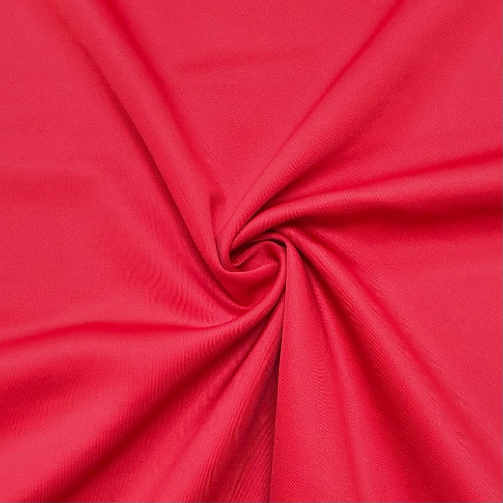 Special Offer - Plain Red Scuba Fabric - Pound Fabrics
