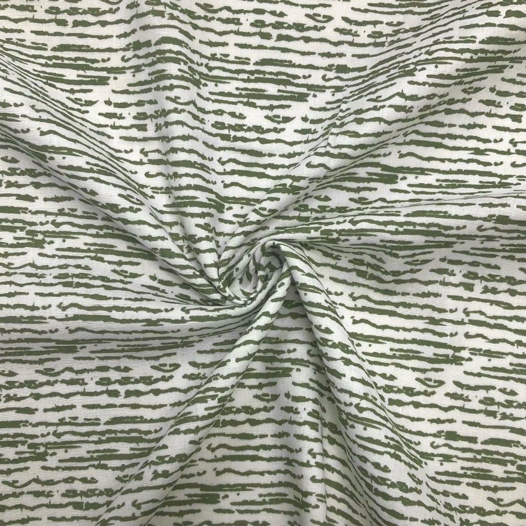 Distressed Lines Flat Double Gauze Fabric