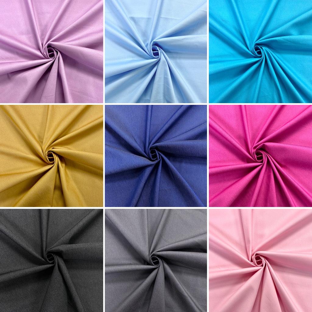 Plain Stretch Denim Fabric - Pound Fabrics