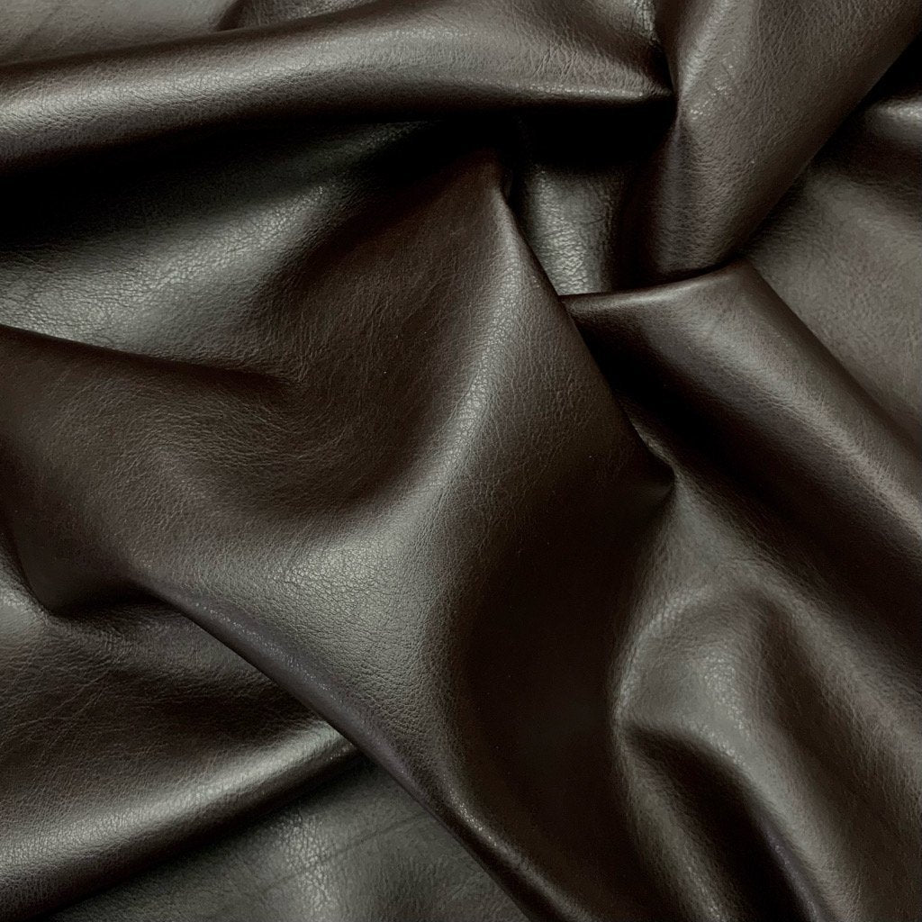 Black Faux Leather Fabric