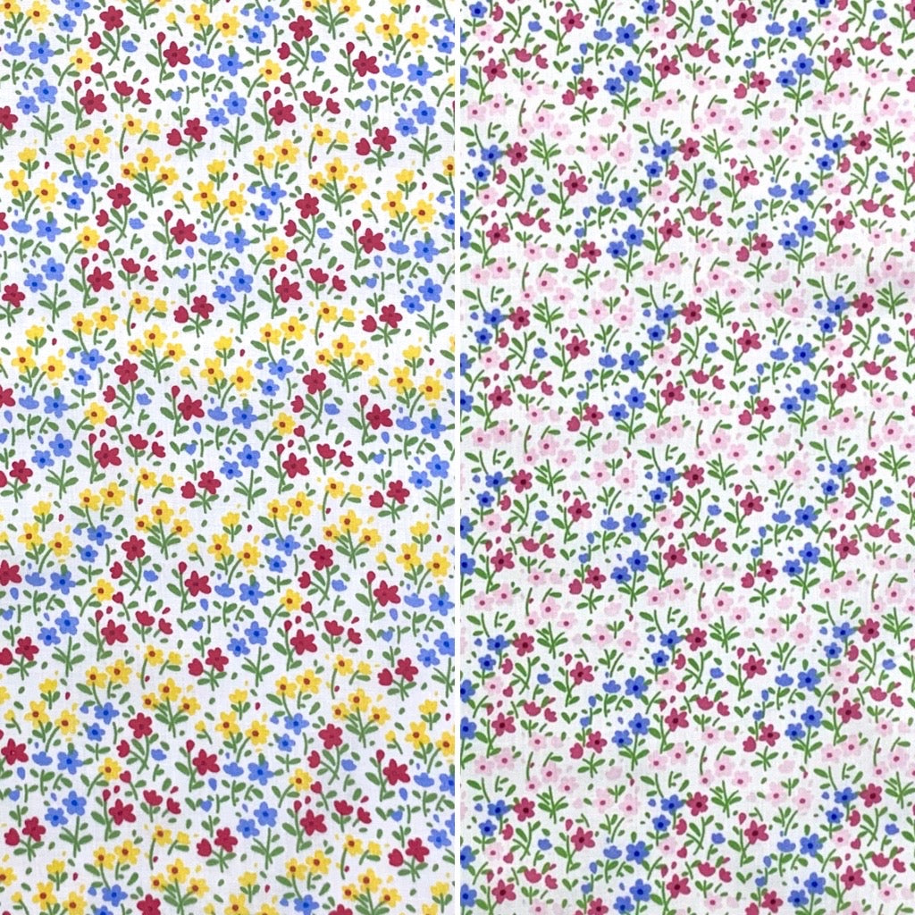 Small Flower Land Polycotton Fabric - Pound Fabrics