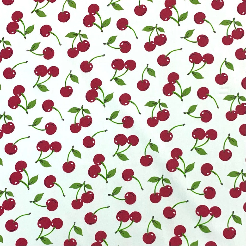 Cherries Rose & Hubble Cotton Poplin Fabric – Pound Fabrics