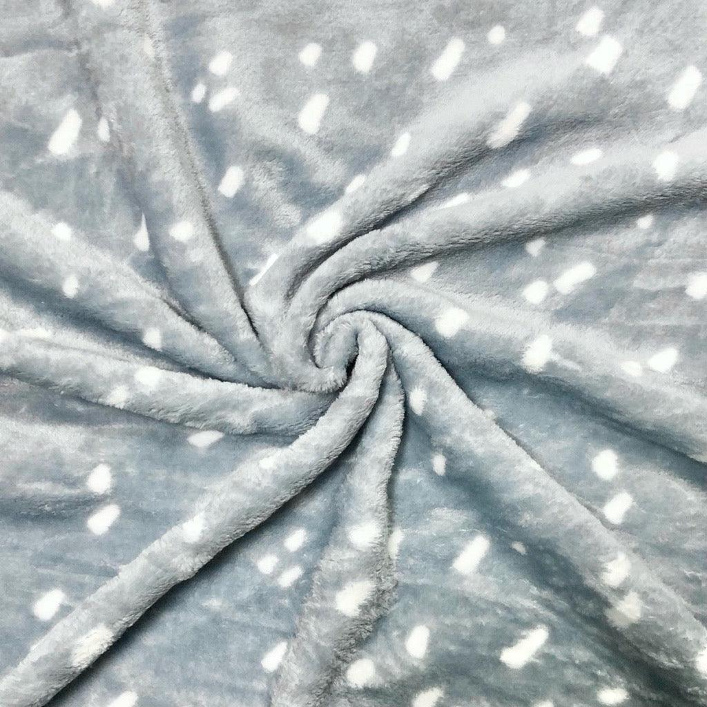 Paint Splash Dots Cuddle Fleece Fabric - Pound Fabrics