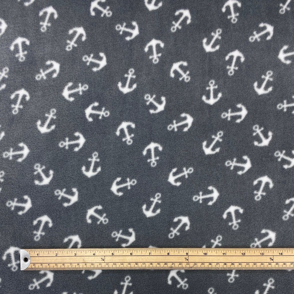 Anchors Anti Pill Polar Fleece Fabric (6576545333271)