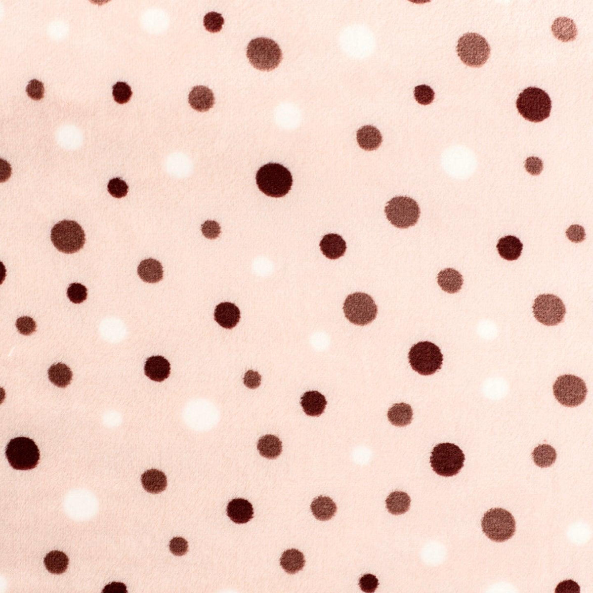 Dots Cuddle Fleece Fabric - Pound Fabrics