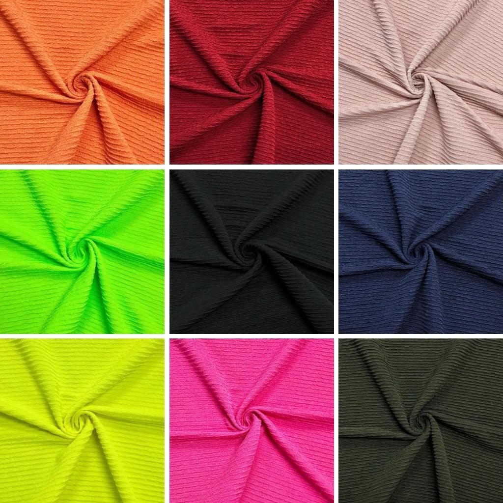 Ripple Rib Ripple Rib Jersey Fabric | Best UK Prices | Pound Fabrics