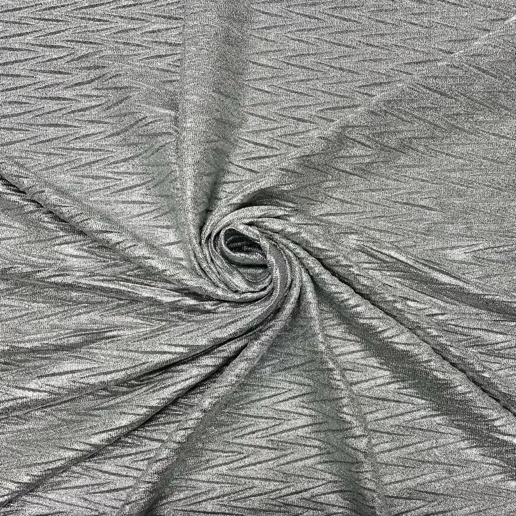 Zig-Zag Metallic Stretch Fabric (4853038252055)