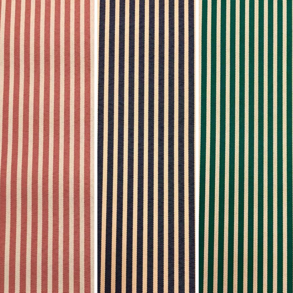 Stripes PU Coated Water Repellent Outdoor Fabric - Pound Fabrics