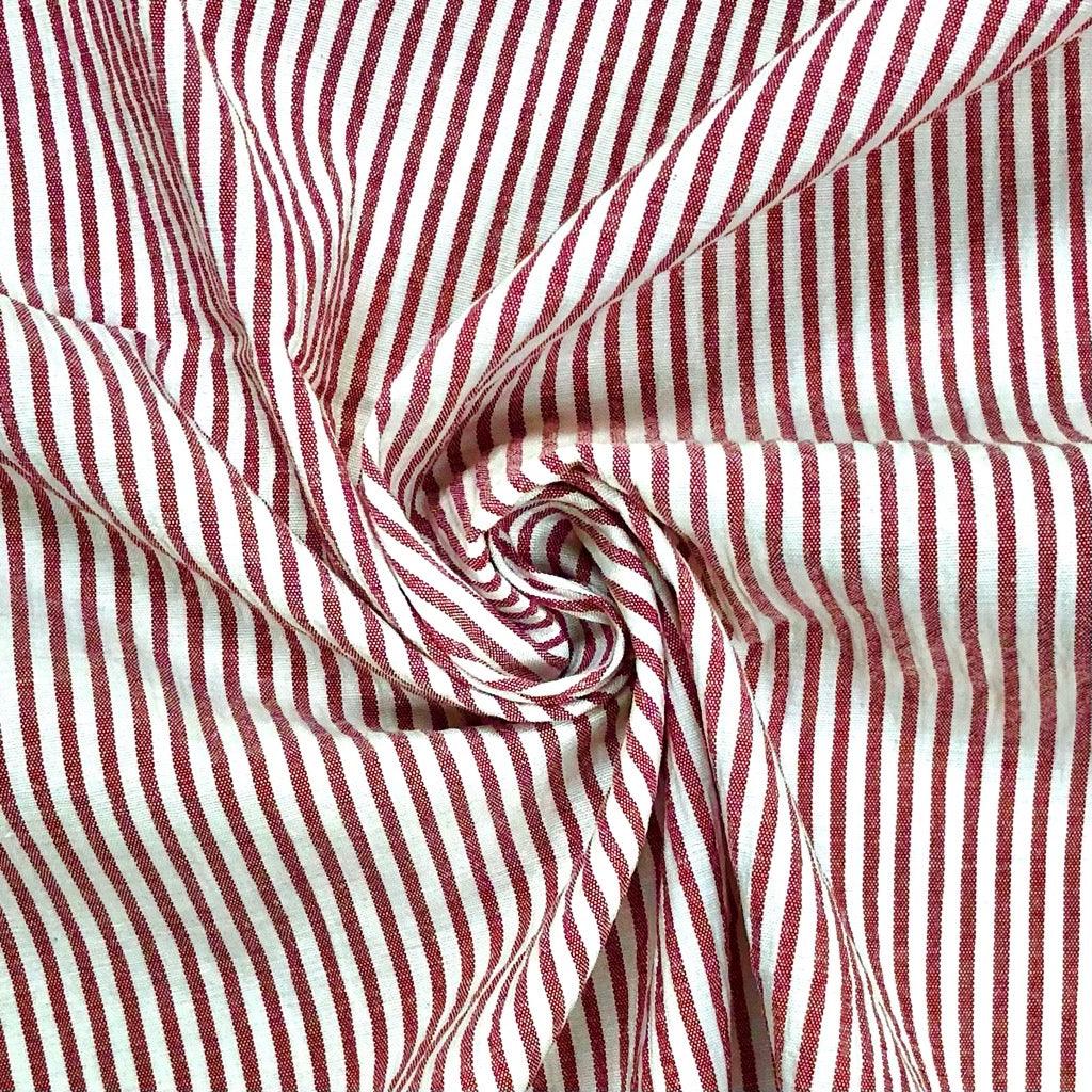 Striped Seersucker Fabric - Pound Fabrics