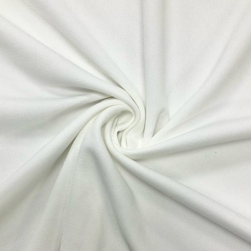 Plain Ivory Stretch Fabric - Pound Fabrics