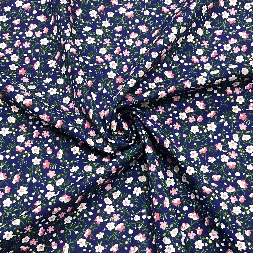 Floral Field Polycotton Fabric - Pound Fabrics