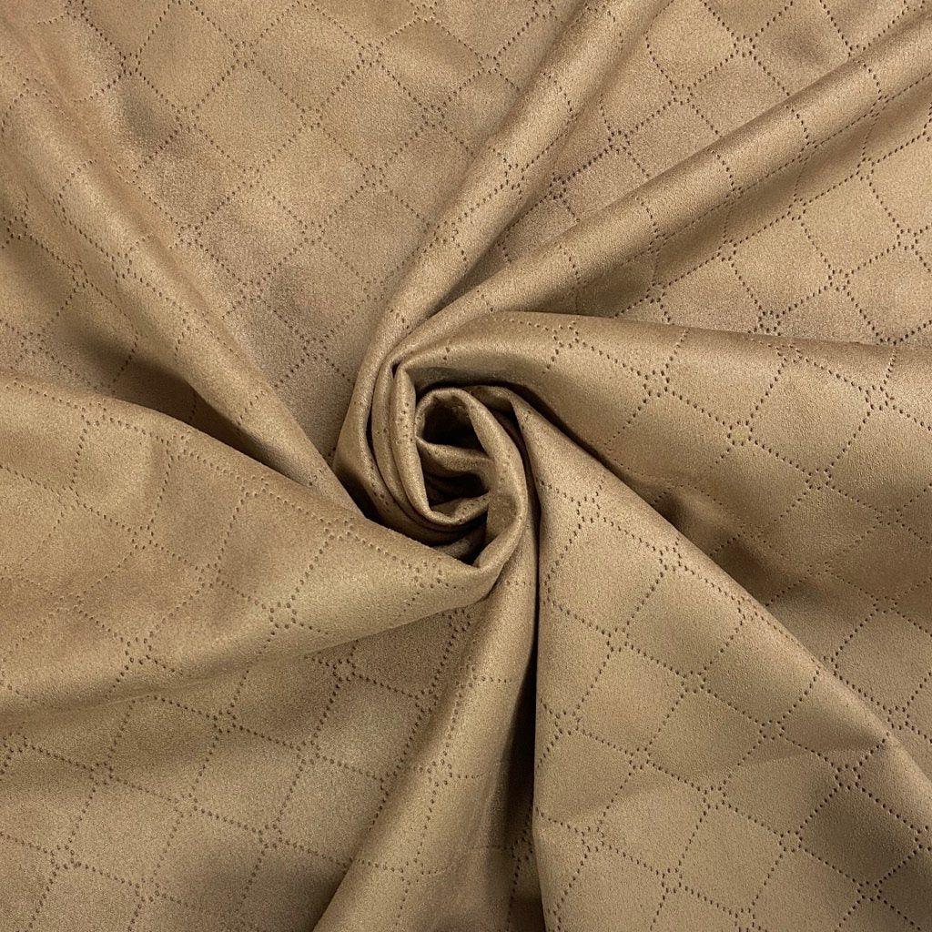 Diamond Embossed Suede Scuba Fabric Pound Fabrics