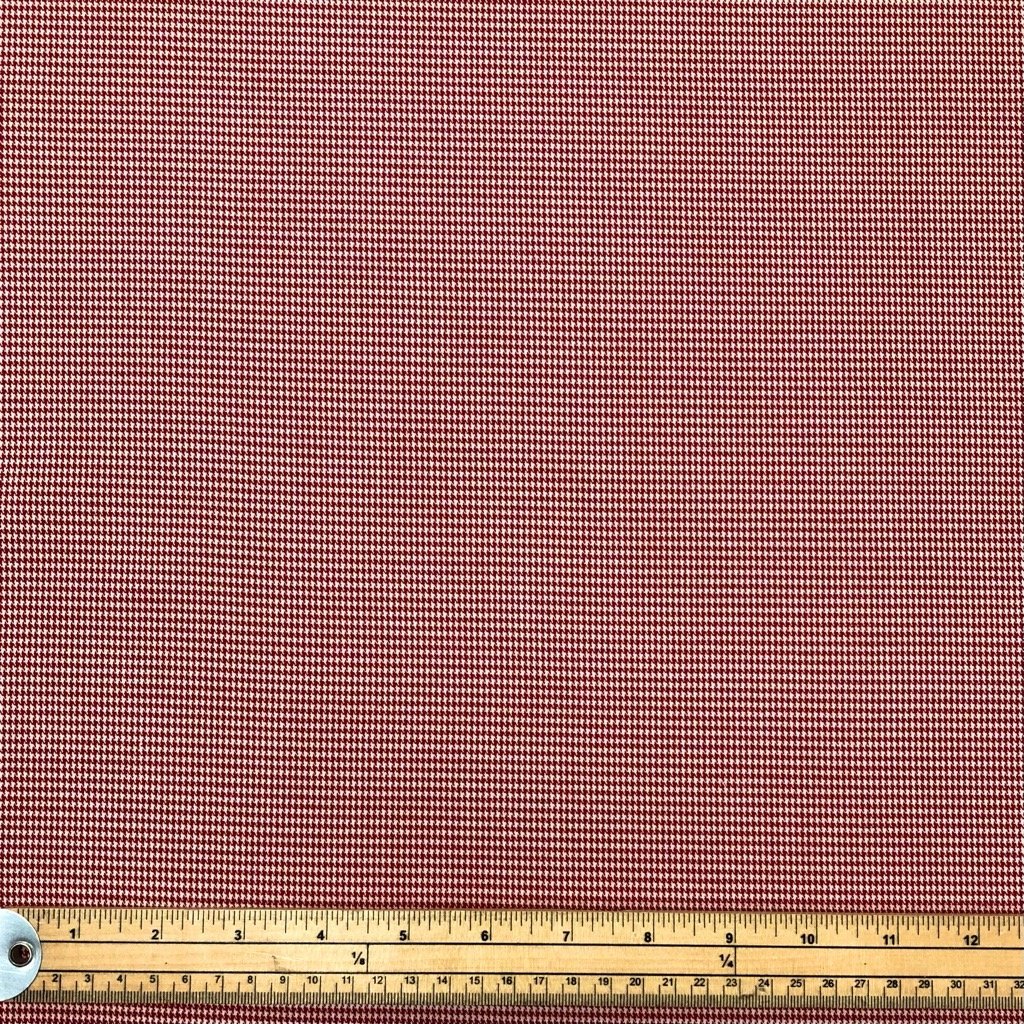 Red Dogtooth Suiting Fabric (6564311564311)