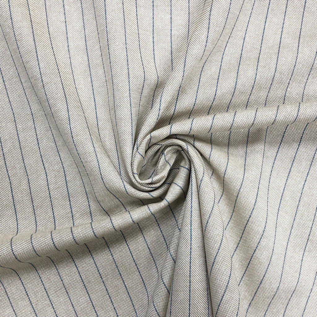 Striped Cotton Canvas Fabric - Pound Fabrics