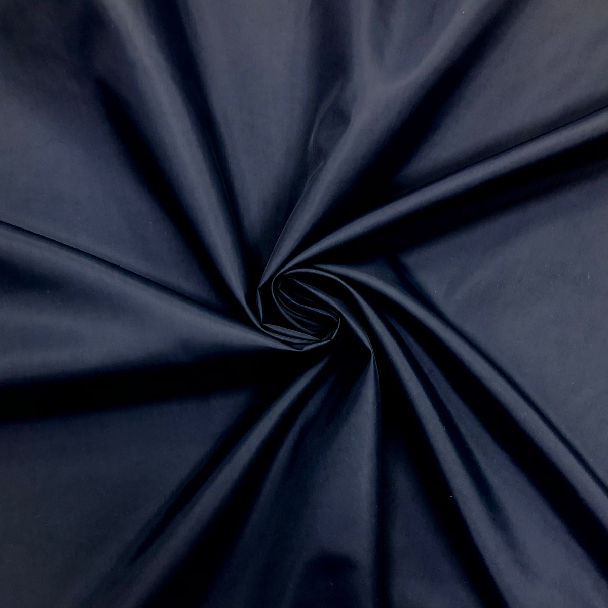 Plain Navy Polyester Lining Fabric - Pound Fabrics