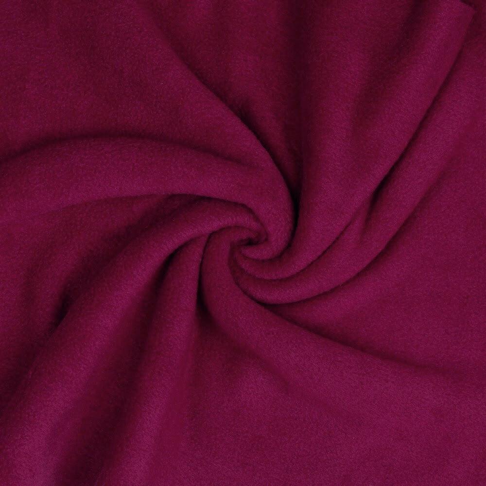 Plain Berry Anti Pill Polar Fleece - Pound Fabrics
