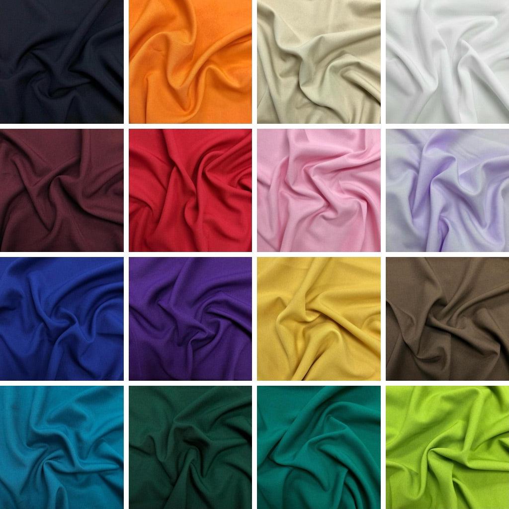 Polyester Suiting Fabric - Plain | Best UK Prices | Pound Fabrics
