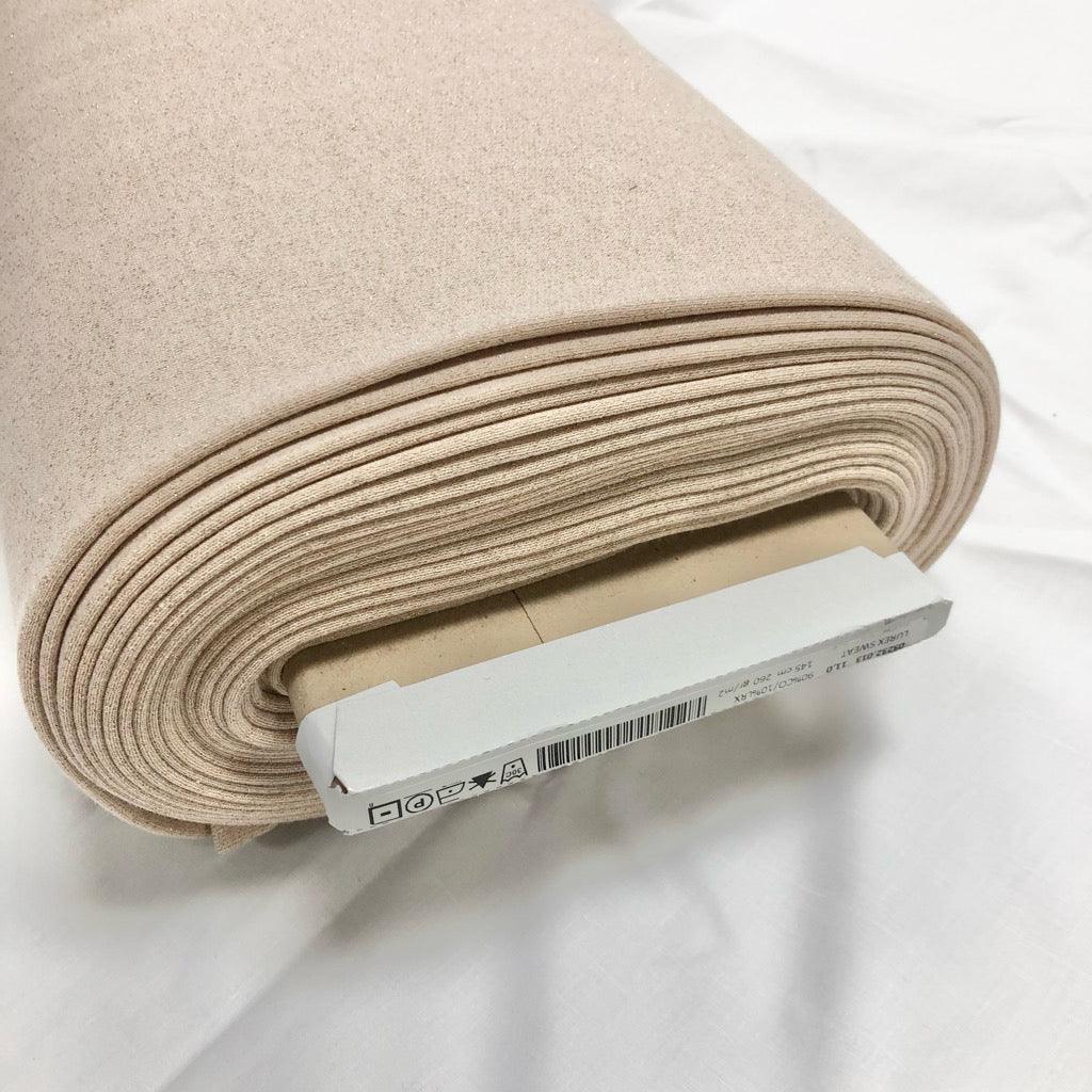 Lurex Brushed French Terry Fabric - Full Bolt - Pound Fabrics