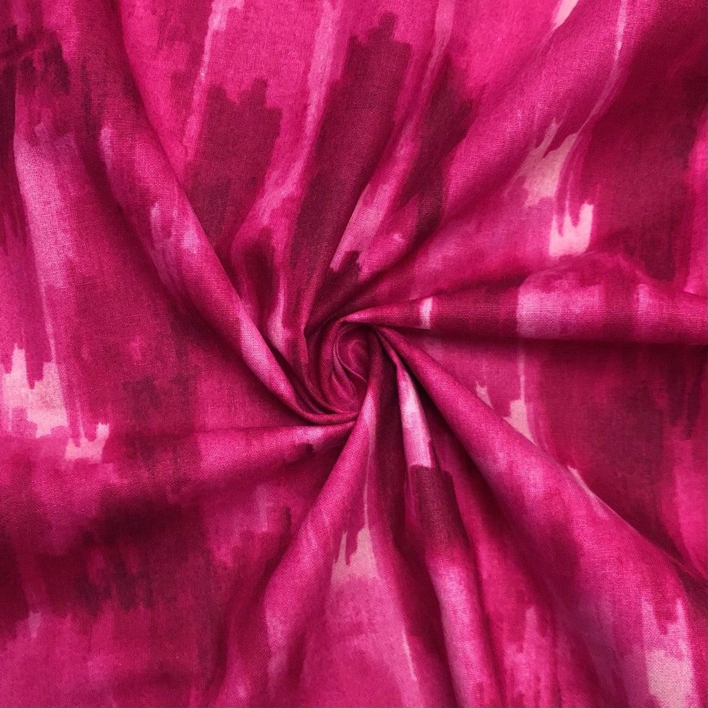 Fuchsia Blender Cotton Fabric - John Louden - Pound Fabrics