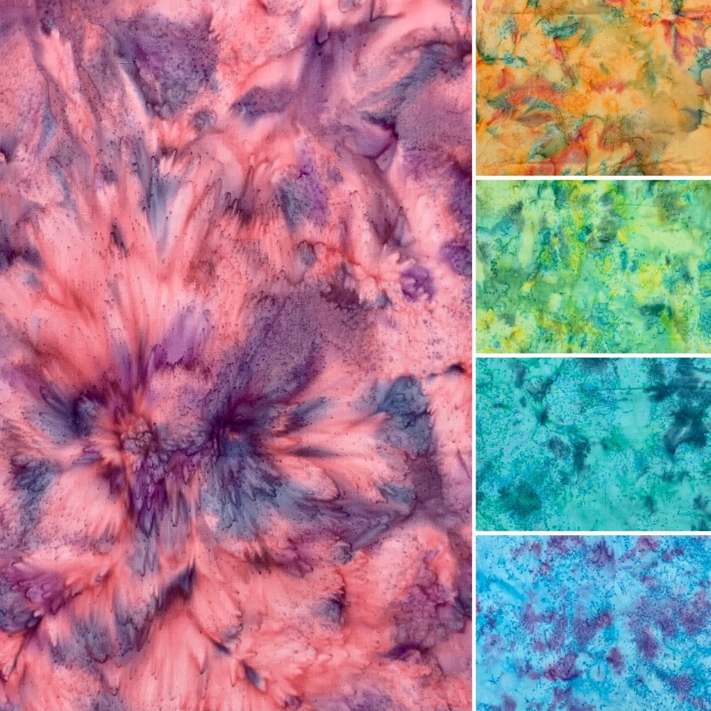 Abstract Cotton Batik Fabric - John Louden - Pound Fabrics