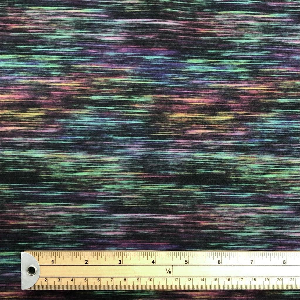 Rainbow Lines Softshell Fabric - Pound Fabrics