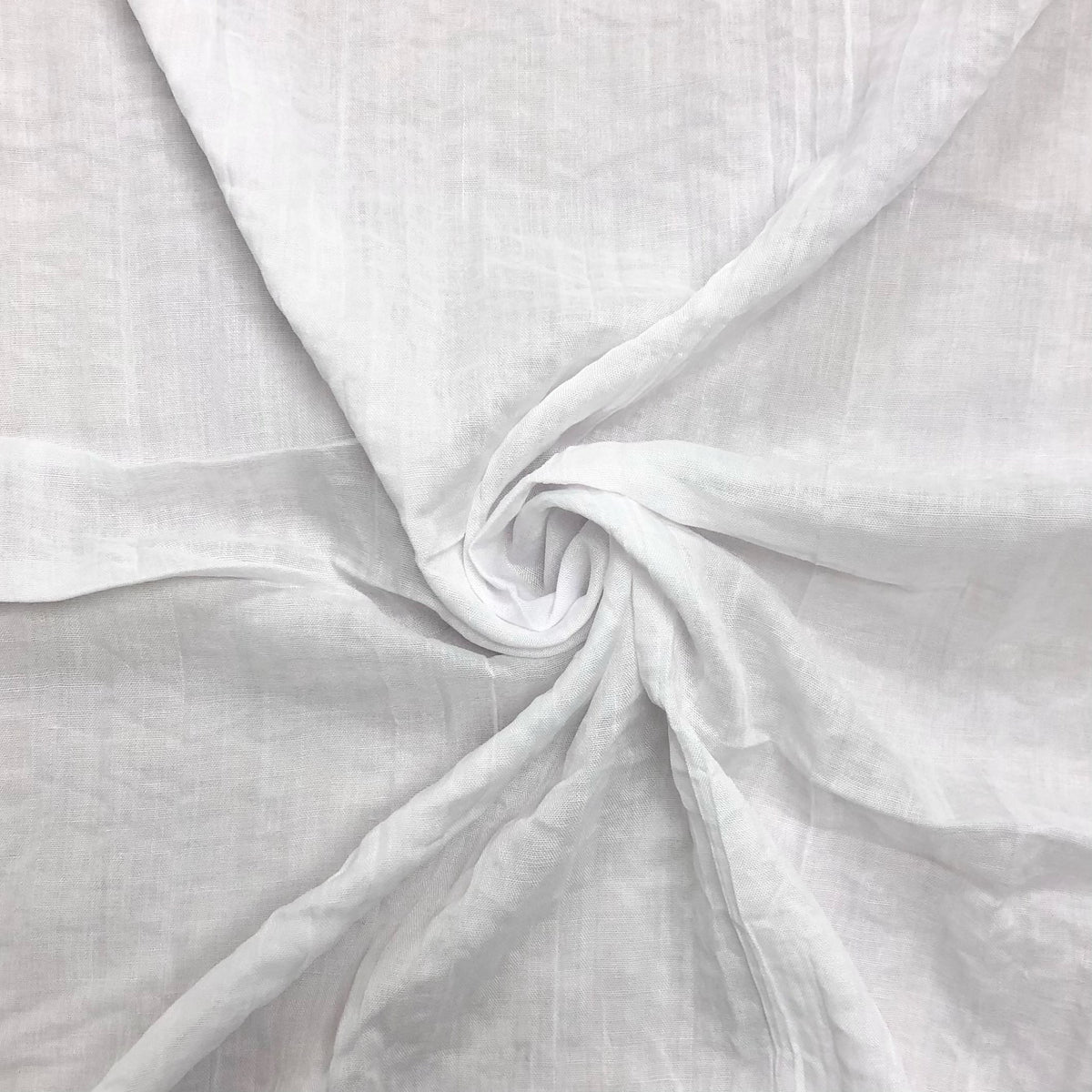 Plain Crinkle Polycotton Fabric - Pound Fabrics