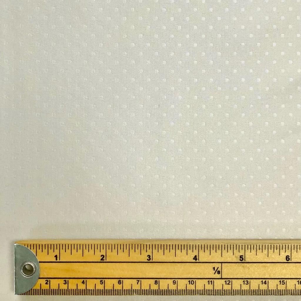 3 Metres Pre-cut Mini Squares on Beige Soft Polyester Fabric - Pound Fabrics