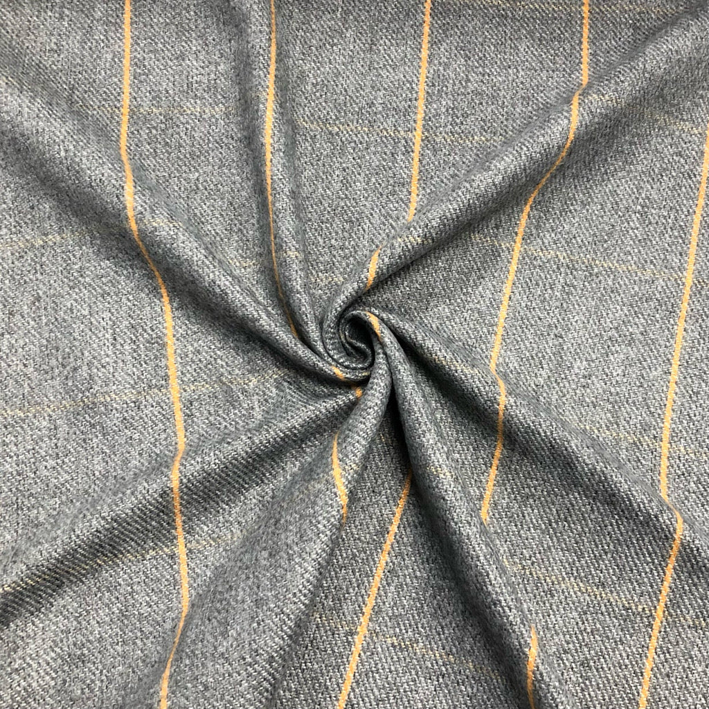 Large Checkered Wool Touch Fabric - Pound Fabrics