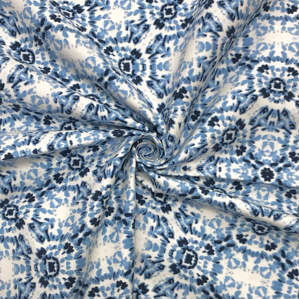 Tie-Dye Print Bengaline Fabric